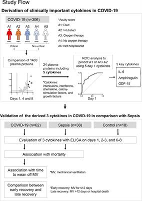 Cytokine Elevation in Severe COVID-19 From Longitudinal Proteomics Analysis: Comparison With Sepsis